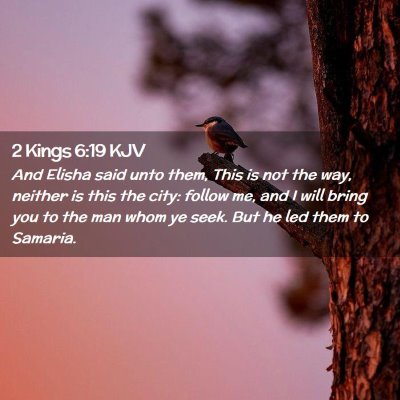 2 Kings 6:19 KJV Free Bible Images