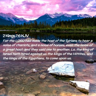 2 Kings 7:6 KJV Free Bible Images