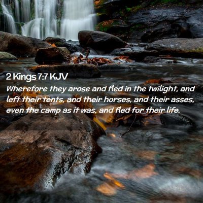 2 Kings 7:7 KJV Free Bible Images