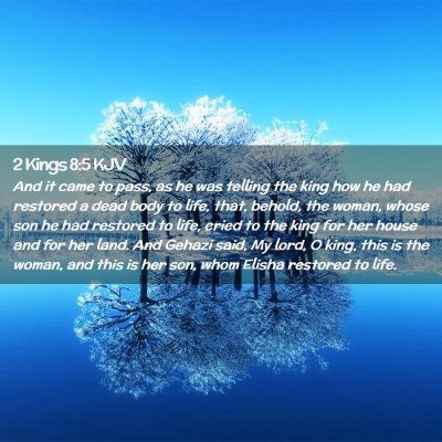 2 Kings 8:5 KJV Free Bible Images