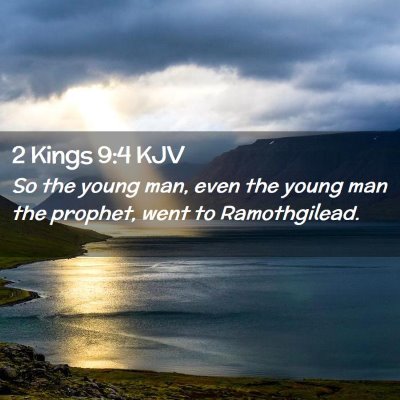 2 Kings 9:4 KJV Free Bible Images