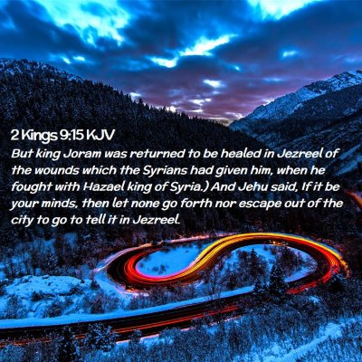 2 Kings 9:15 KJV Free Bible Images