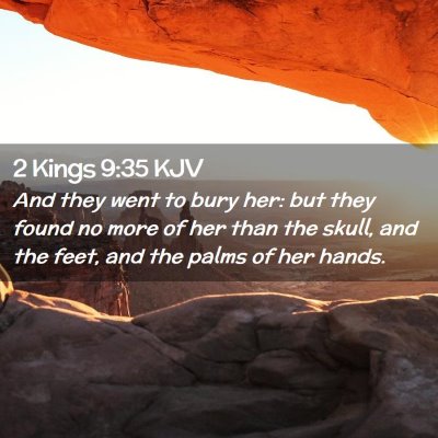 2 Kings 9:35 KJV Free Bible Images