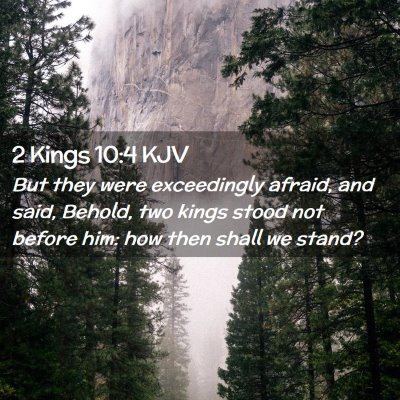 2 Kings 10:4 KJV Free Bible Images