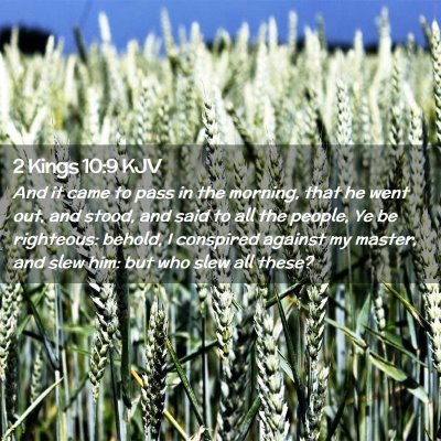 2 Kings 10:9 KJV Free Bible Images