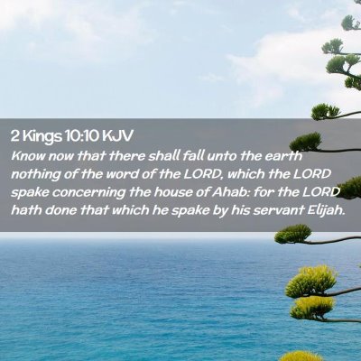 2 Kings 10:10 KJV Free Bible Images