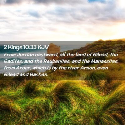 2 Kings 10:33 KJV Free Bible Images