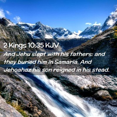 2 Kings 10:35 KJV Free Bible Images