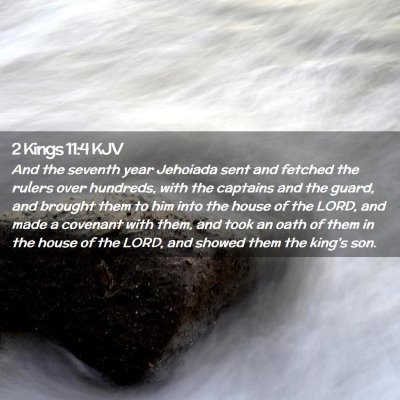 2 Kings 11:4 KJV Free Bible Images