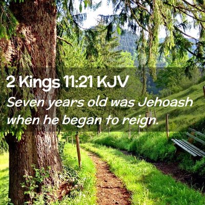 2 Kings 11:21 KJV Free Bible Images