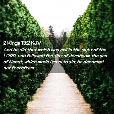 2 Kings 13:2 KJV Free Bible Images