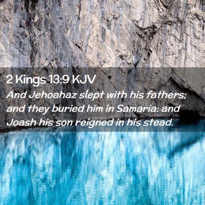 2 Kings 13:9 KJV Free Bible Images