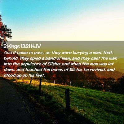 2 Kings 13:21 KJV Free Bible Images