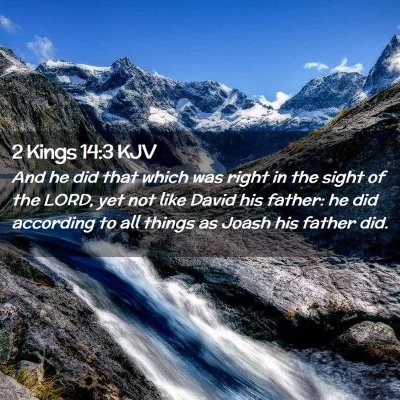 2 Kings 14:3 KJV Free Bible Images