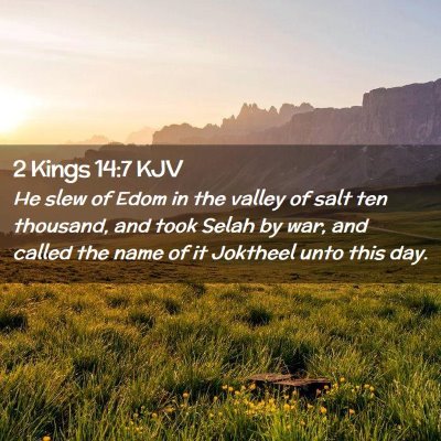 2 Kings 14:7 KJV Free Bible Images