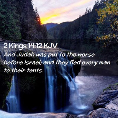 2 Kings 14:12 KJV Free Bible Images