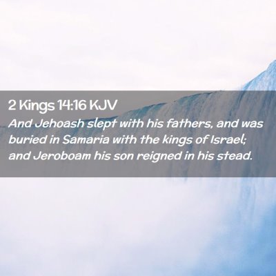 2 Kings 14:16 KJV Free Bible Images