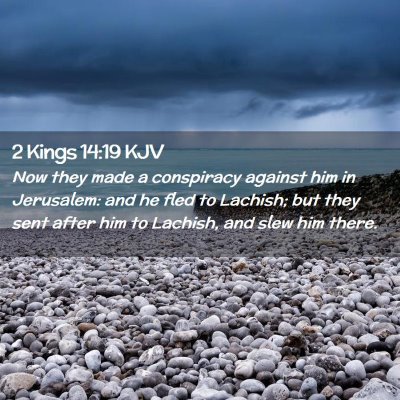 2 Kings 14:19 KJV Free Bible Images