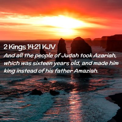 2 Kings 14:21 KJV Free Bible Images