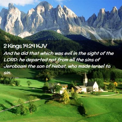 2 Kings 14:24 KJV Free Bible Images