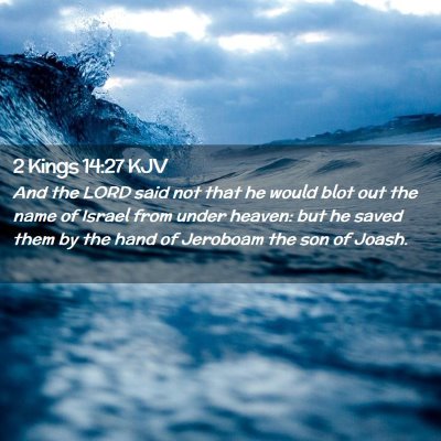 2 Kings 14:27 KJV Free Bible Images