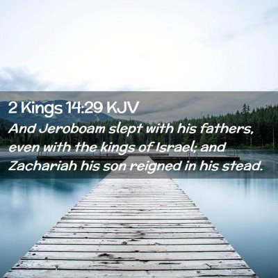 2 Kings 14:29 KJV Free Bible Images