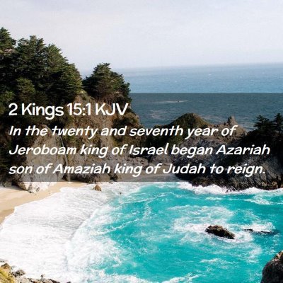 2 Kings 15:1 KJV Free Bible Images