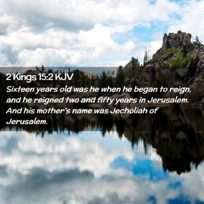 2 Kings 15:2 KJV Free Bible Images