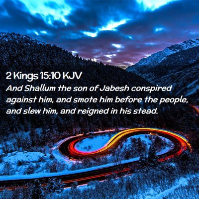 2 Kings 15:10 KJV Free Bible Images