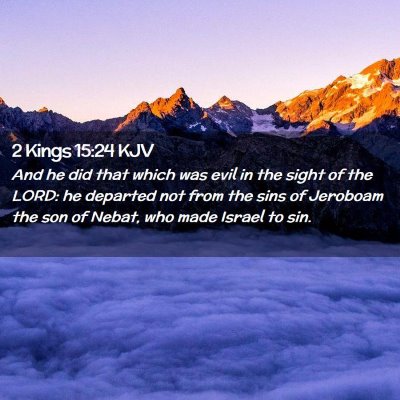 2 Kings 15:24 KJV Free Bible Images