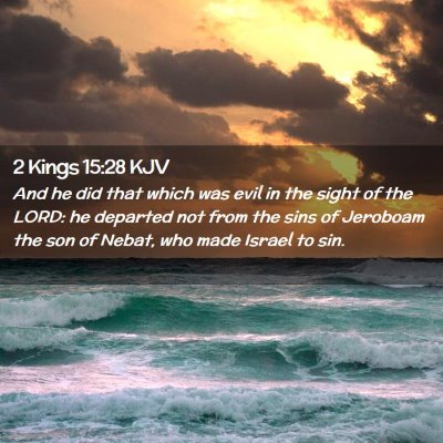 2 Kings 15:28 KJV Free Bible Images