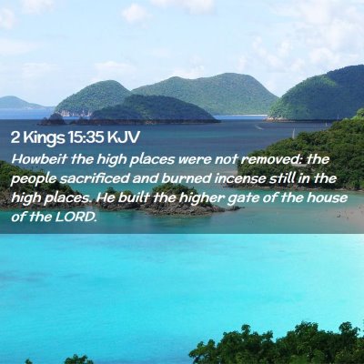 2 Kings 15:35 KJV Free Bible Images