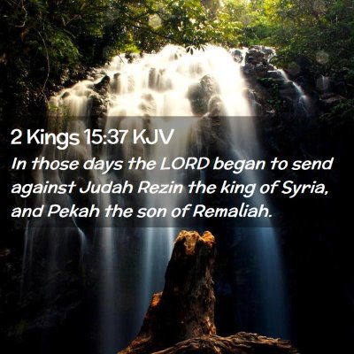 2 Kings 15:37 KJV Free Bible Images