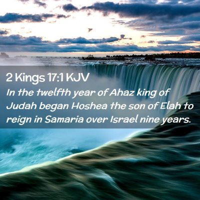 2 Kings 17:1 KJV Free Bible Images