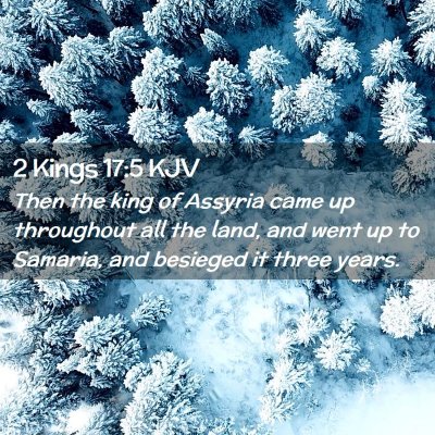 2 Kings 17:5 KJV Free Bible Images