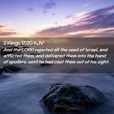 2 Kings 17:20 KJV Free Bible Images