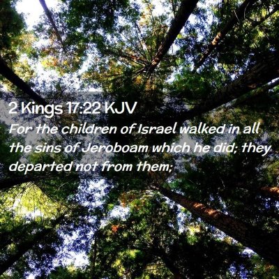 2 Kings 17:22 KJV Free Bible Images