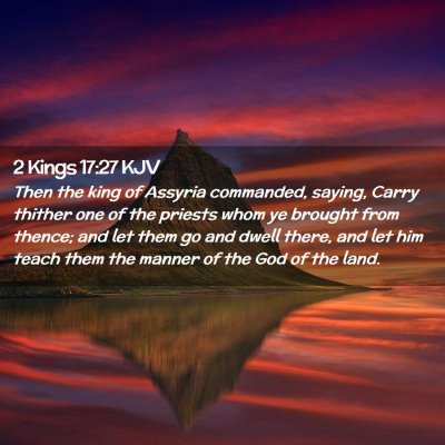 2 Kings 17:27 KJV Free Bible Images