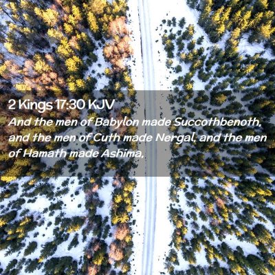 2 Kings 17:30 KJV Free Bible Images