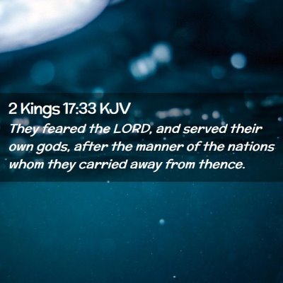 2 Kings 17:33 KJV Free Bible Images