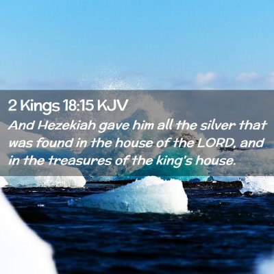 2 Kings 18:15 KJV Free Bible Images