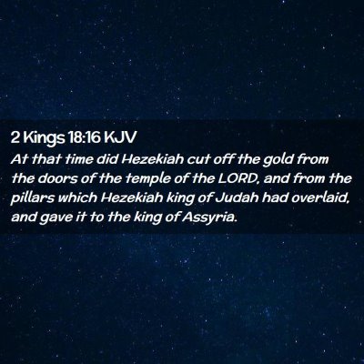 2 Kings 18:16 KJV Free Bible Images