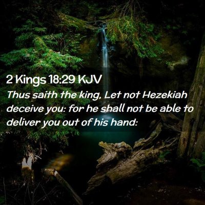 2 Kings 18:29 KJV Free Bible Images