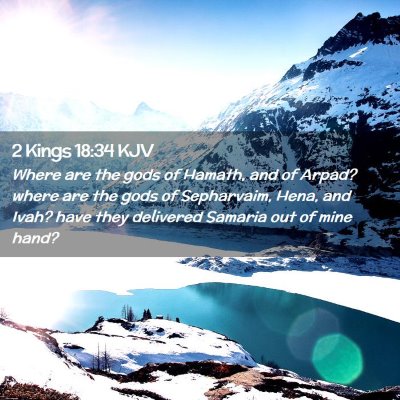 2 Kings 18:34 KJV Free Bible Images