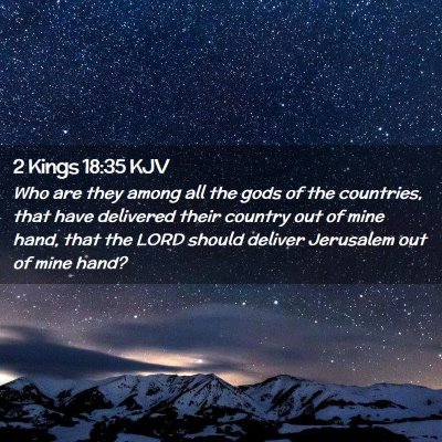 2 Kings 18:35 KJV Free Bible Images