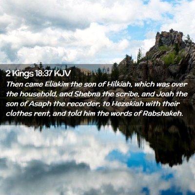 2 Kings 18:37 KJV Free Bible Images