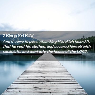 2 Kings 19:1 KJV Free Bible Images