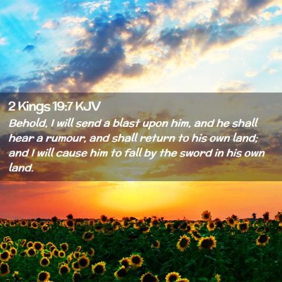 2 Kings 19:7 KJV Free Bible Images