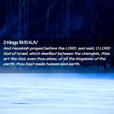 2 Kings 19:15 KJV Free Bible Images