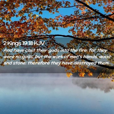 2 Kings 19:18 KJV Free Bible Images